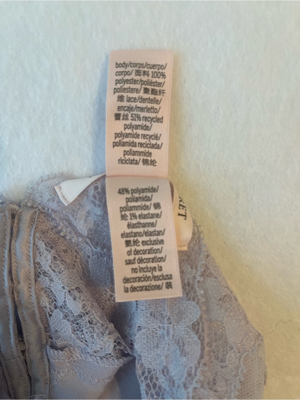 Victoria's Secret Light Lavender Satin & Lace Chemise - Picture 4 of 10